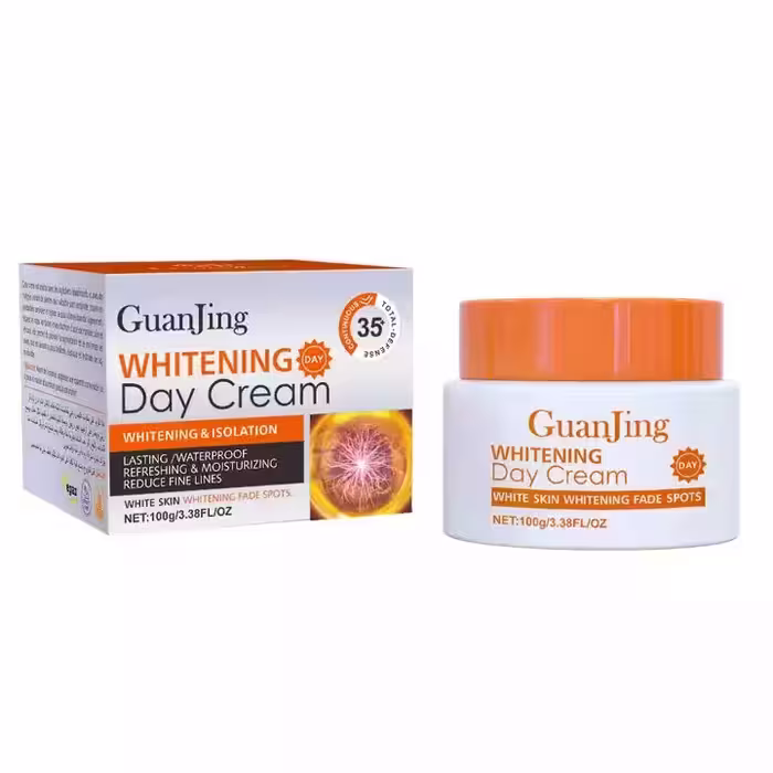 
GUANJING مراقبت از پوست مرطوب کننده و محو کننده لکه های تیره سفید کننده نیکوتین آمید کرم روز صورت 100 گرمی