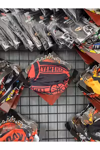 هدبند/دستمال سر موتورسیکلت قرمز هدبند دستمال موتور یاماها سیاه Bandana Baf پروسو Prosev