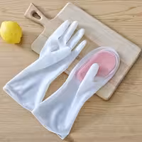 دستکش ظرفشویی مدل اسکاچ دار - در غرفه مامان گلی