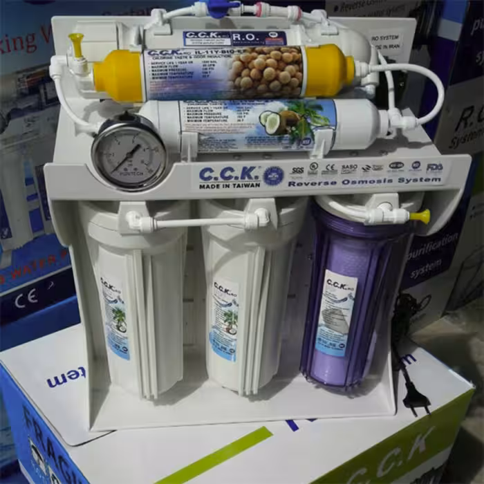 دستگاه آب شیرین کن خانگی (6 مرحله ای سی سی کا)