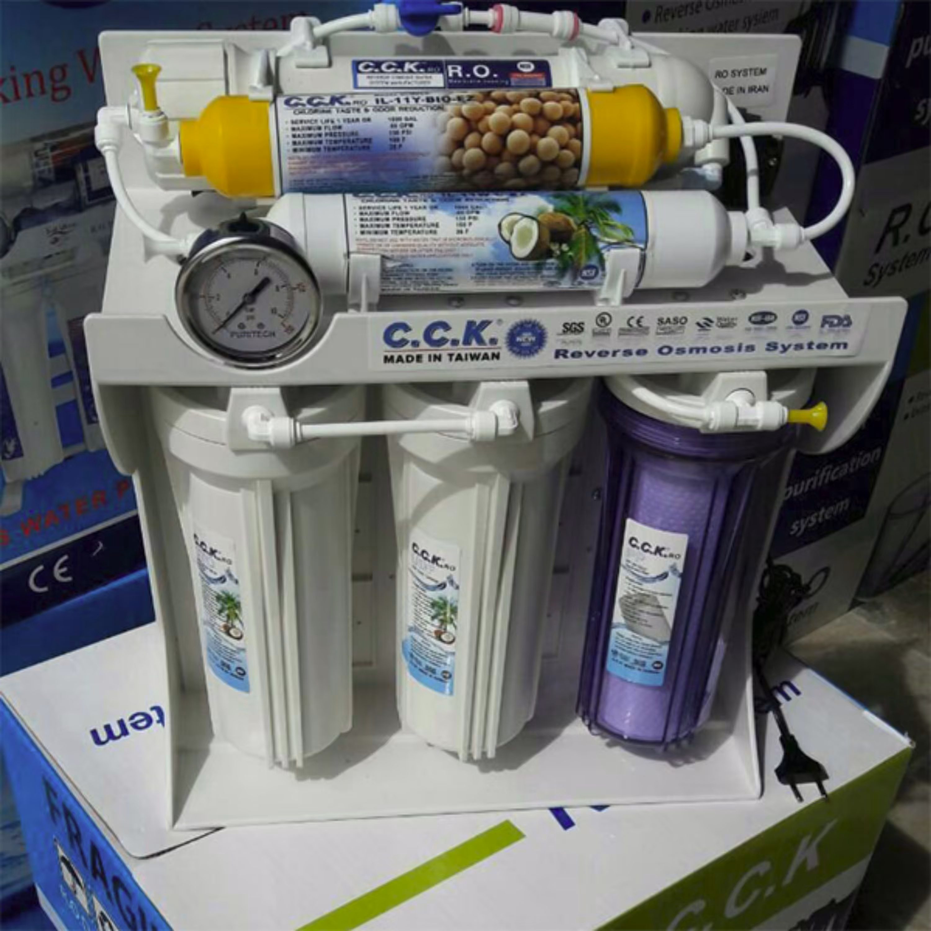 دستگاه آب شیرین کن خانگی (6 مرحله ای سی سی کا)