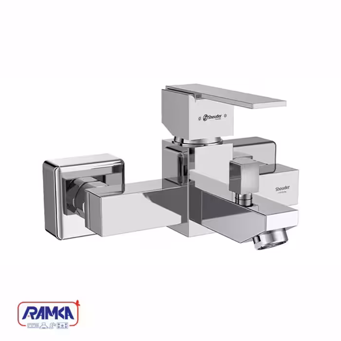 شیر حمام شودر مدل شارپ کروم