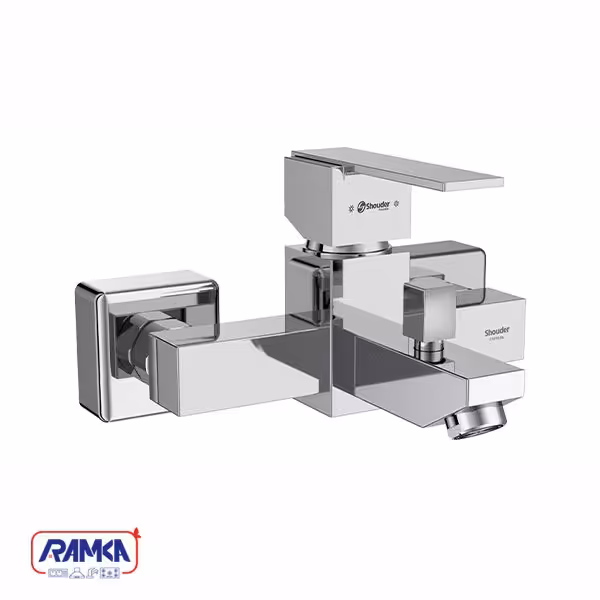 شیر حمام شودر مدل شارپ کروم