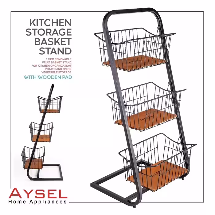 جای سیب زمینی پیاز 3 طبقه مدل استار آیسل