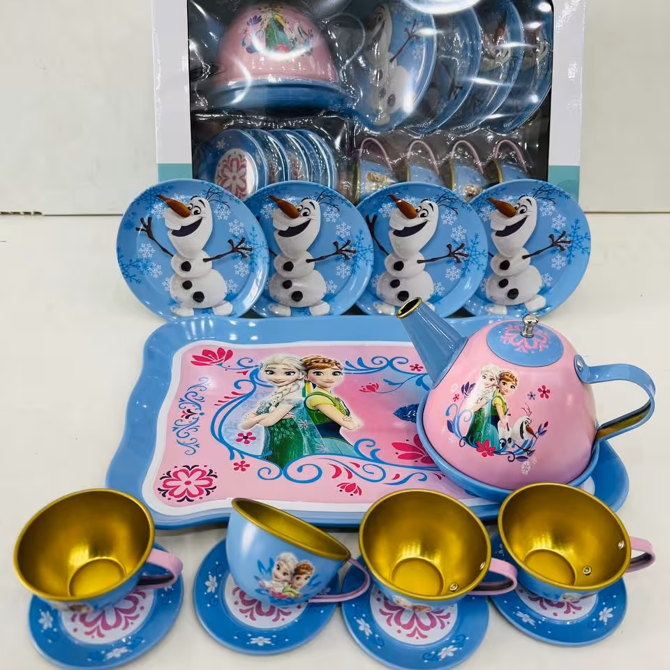 ست چایخوری فلزی  دخترانه 