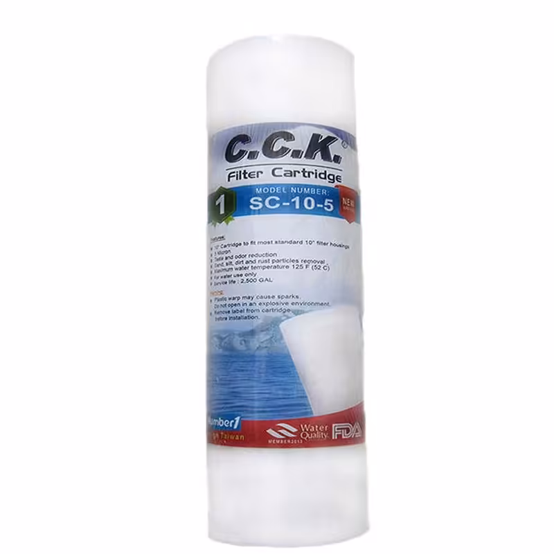 فیلتر الیافی مرحله یک دستگاه تصفیه آب خانگی