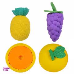 پاک کن طرح میوه کد 3186 بسته 4 عددی