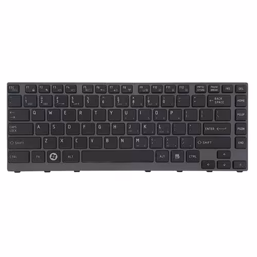 کیبرد لپ تاپ توشیبا Satellite M640 مشکی-با فریم طوسی