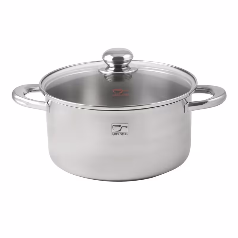 قابلمه پارس استیل کف سه لایه (سایز 24)
