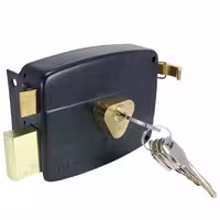 قفل حیاطی کلید دو شیار آیسون