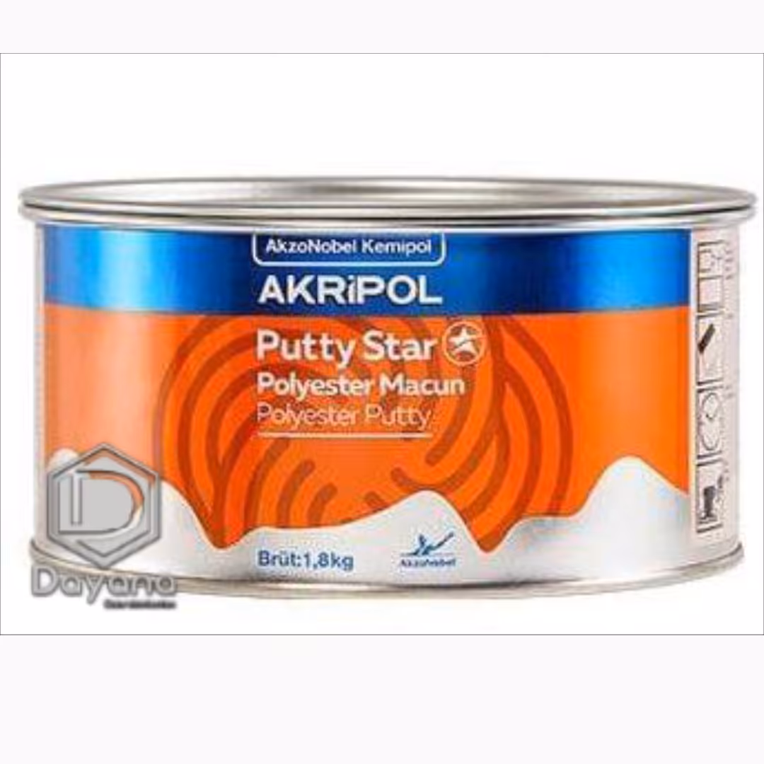 بتونه سنگی استار akzonobel(به صورت کارتنی فروخته می شود 8 عددی)