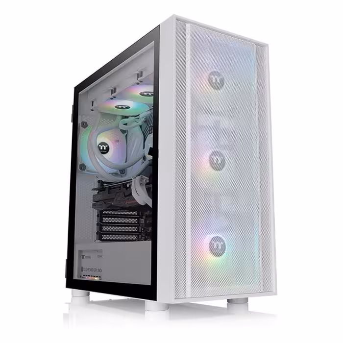 کیس ترمالتیک سفید مدل H570 TG ARGB Mid Tower