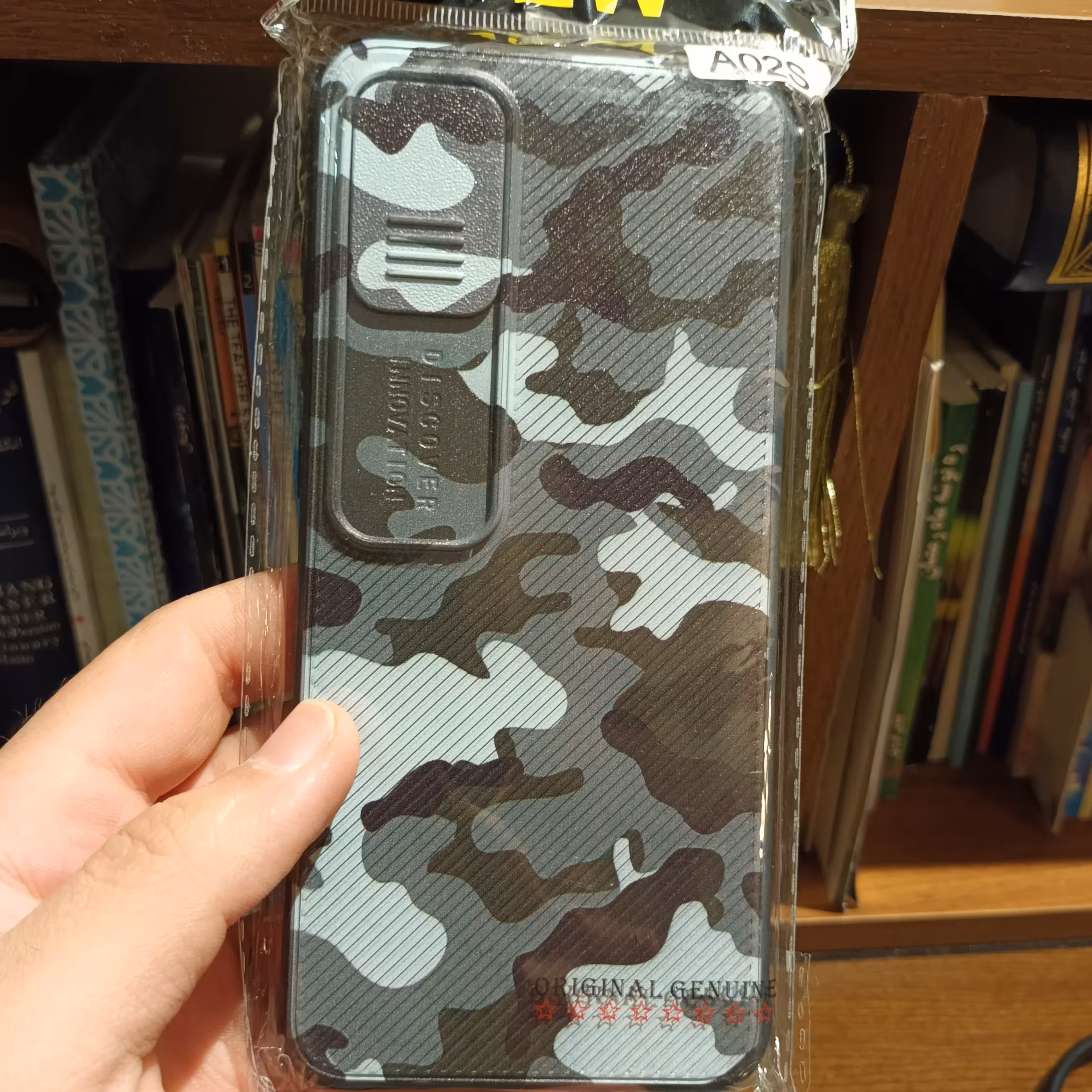 قاب چریکی کشویی گوشی سامسونگ a02s  رنگ مشکی