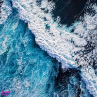 کاشی طرح امواج دریا کد 2937763