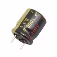 مجموعه 25 عددی خازن الکترولیتی صوتی 1000uF / 6.3V مالزی مارک PANASONIC