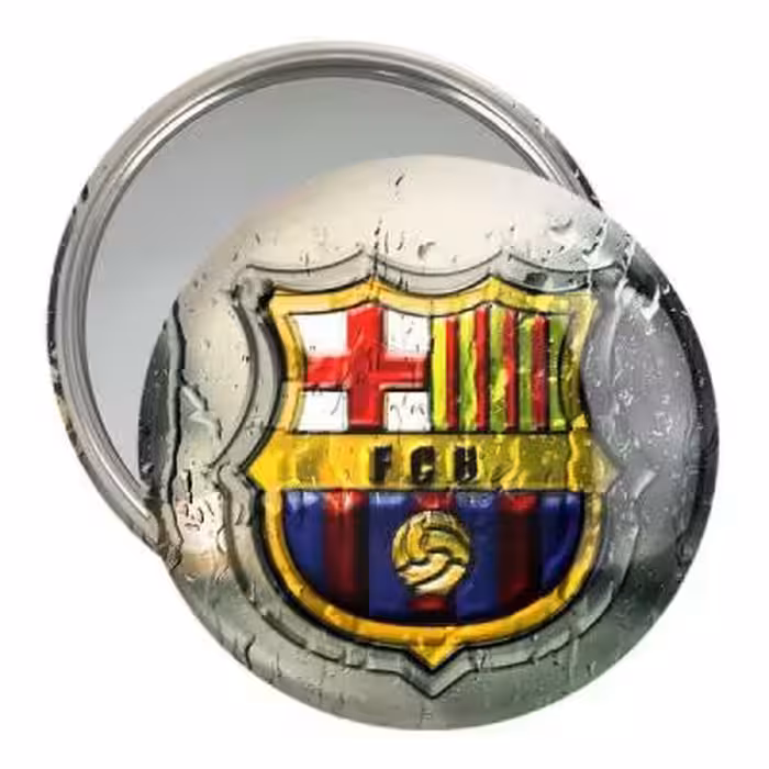 آینه جیبی خندالو مدل باشگاه بارسلونا کد 26274