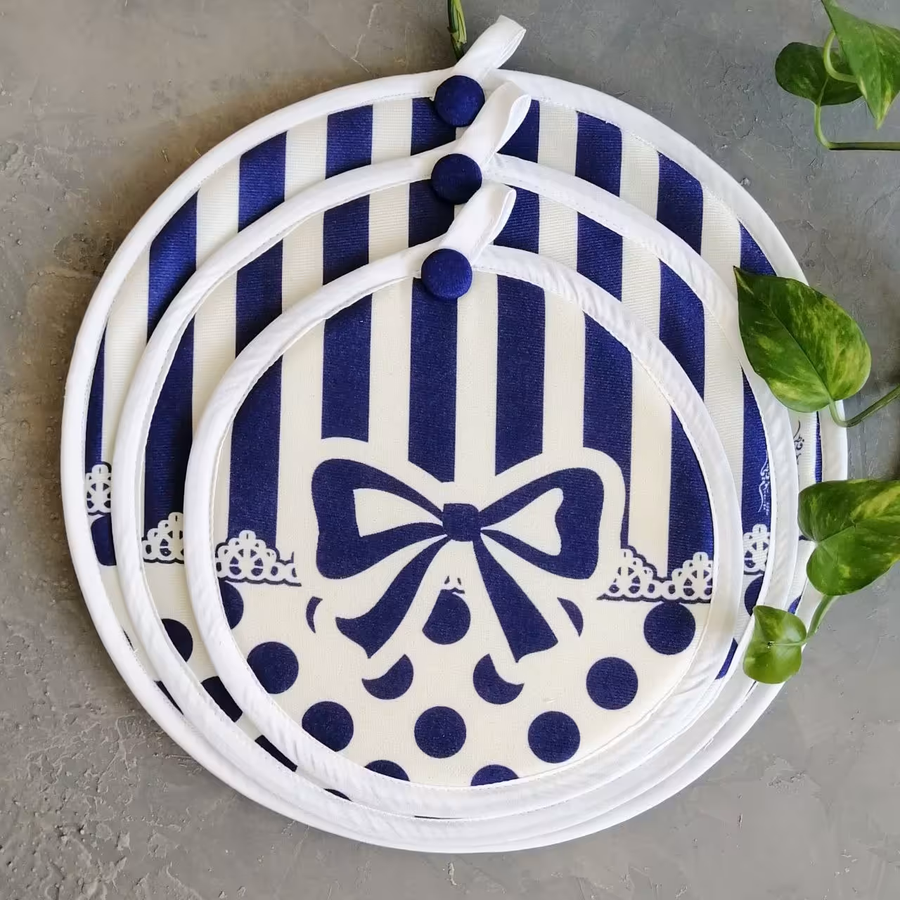 دمکنی مخمل نسوز مدل نارون طرح 33