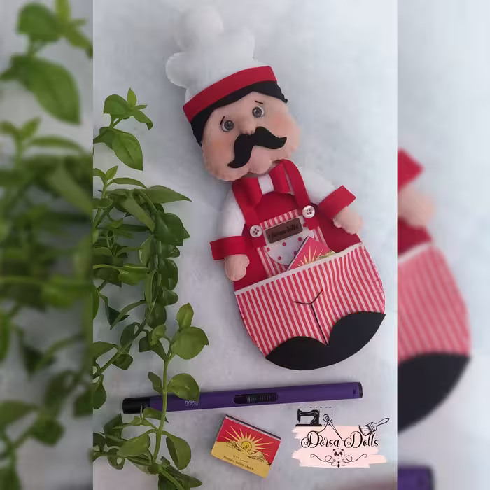 جاکبریتی نمدی.جافندکی نمدی.طرح سراشپز.زینت بخش اشپزخانه ی شما