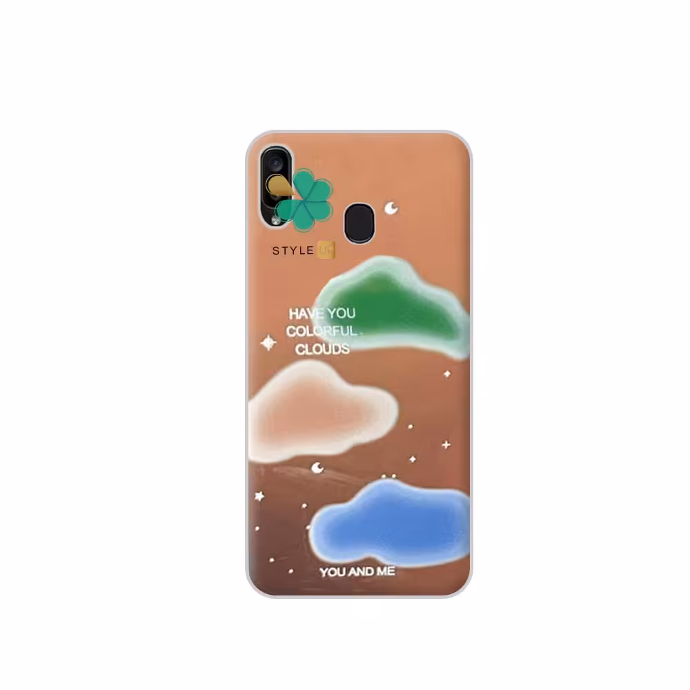 قاب هولوگرامی گوشی سامسونگ Samsung Galaxy A20 مدل ابری