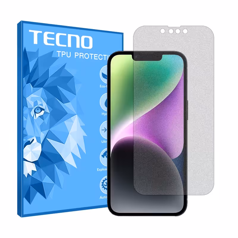 گلس اپل iPhone 14 مدل هیدروژلی مات برند تکنو کد S