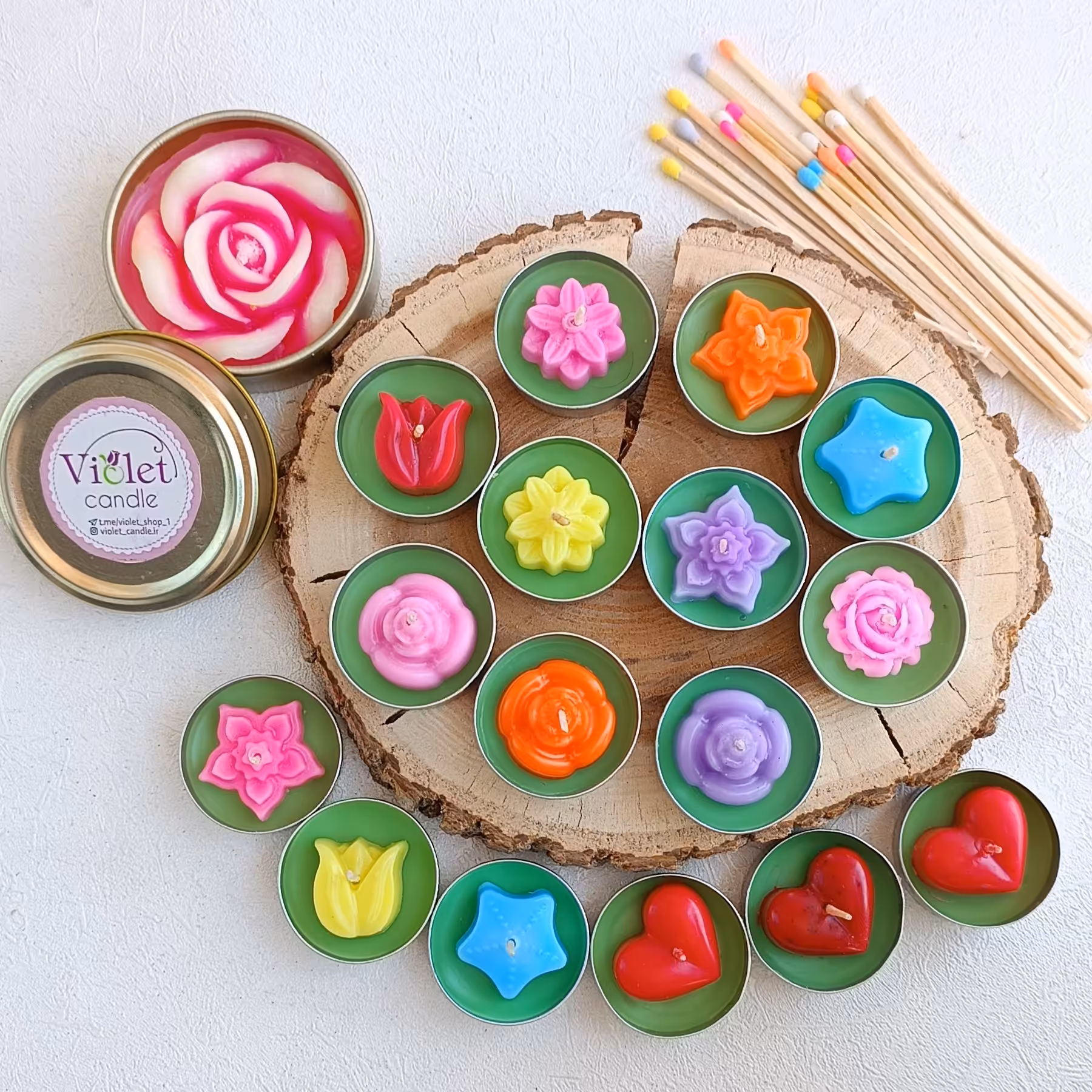 شمع وارمر گل(10 عددی)