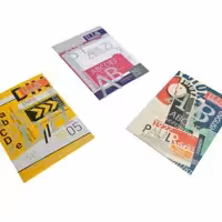 دفتر 50 برگ دوخط ته چسب ایلیا