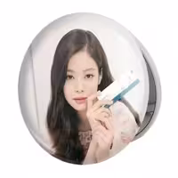 آینه جیبی خندالو طرح جنی بلک پینک Black Pink مدل تاشو کد 14084