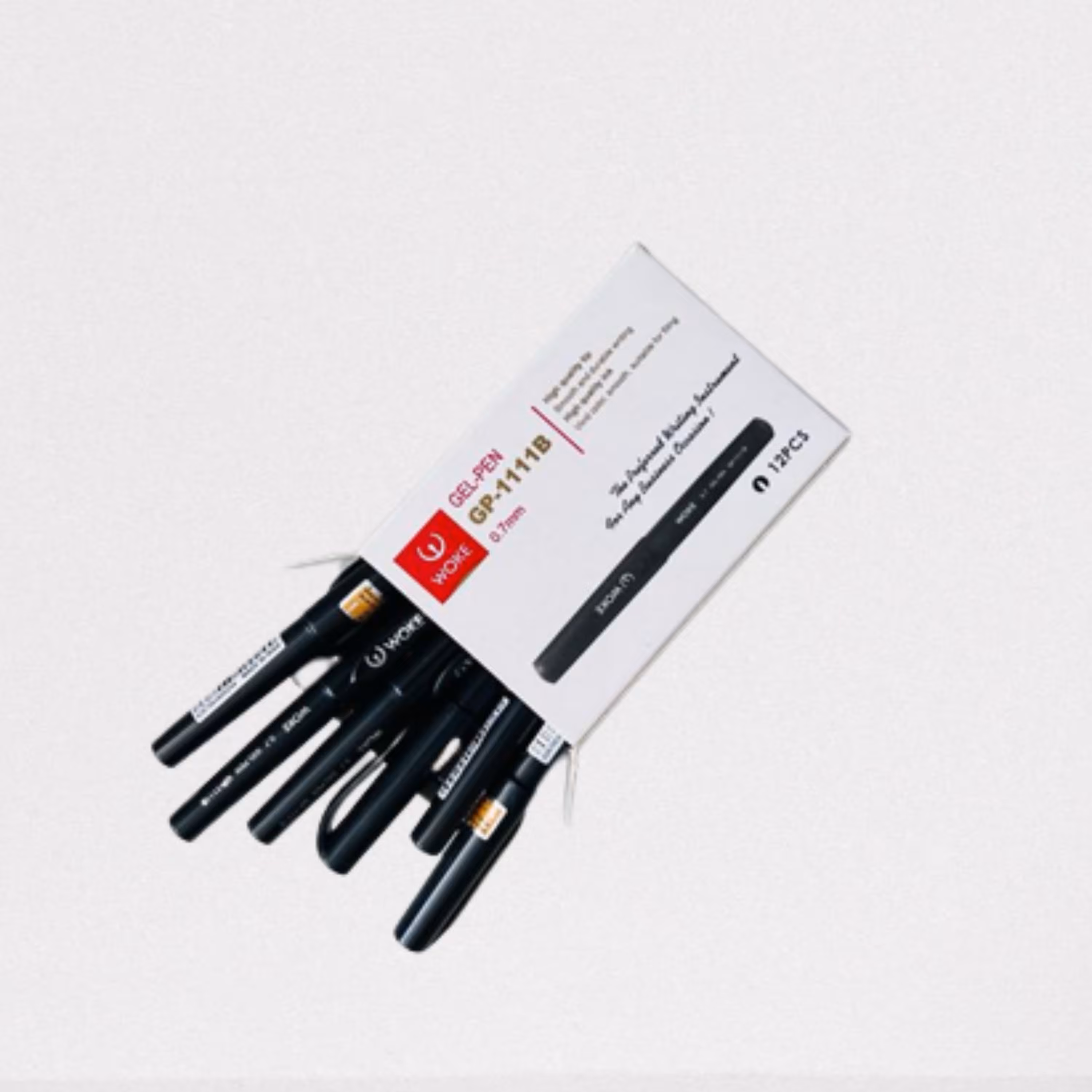 روان نویس ووک رنگ مشکی بسته 12 عددی