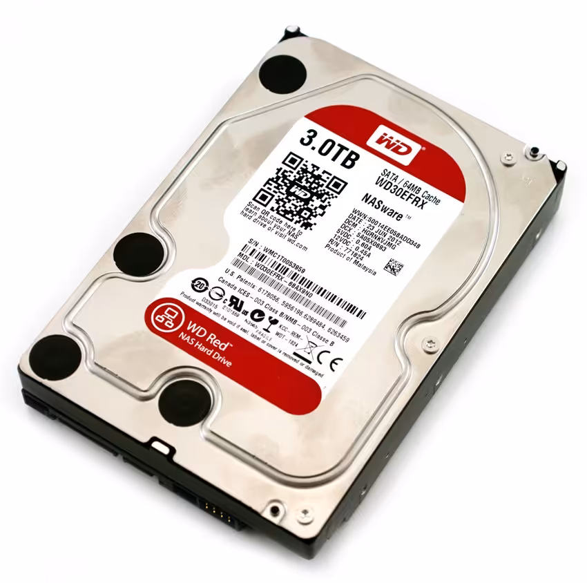 هارد اینترنال وسترن دیجیتال Red ظرفیت 3 ترابایت