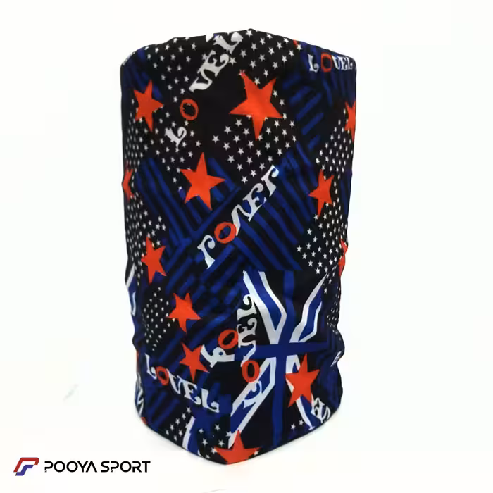 دستمال سرو گردن اسکارف Scarf پولار طرح پرچم آمریکا