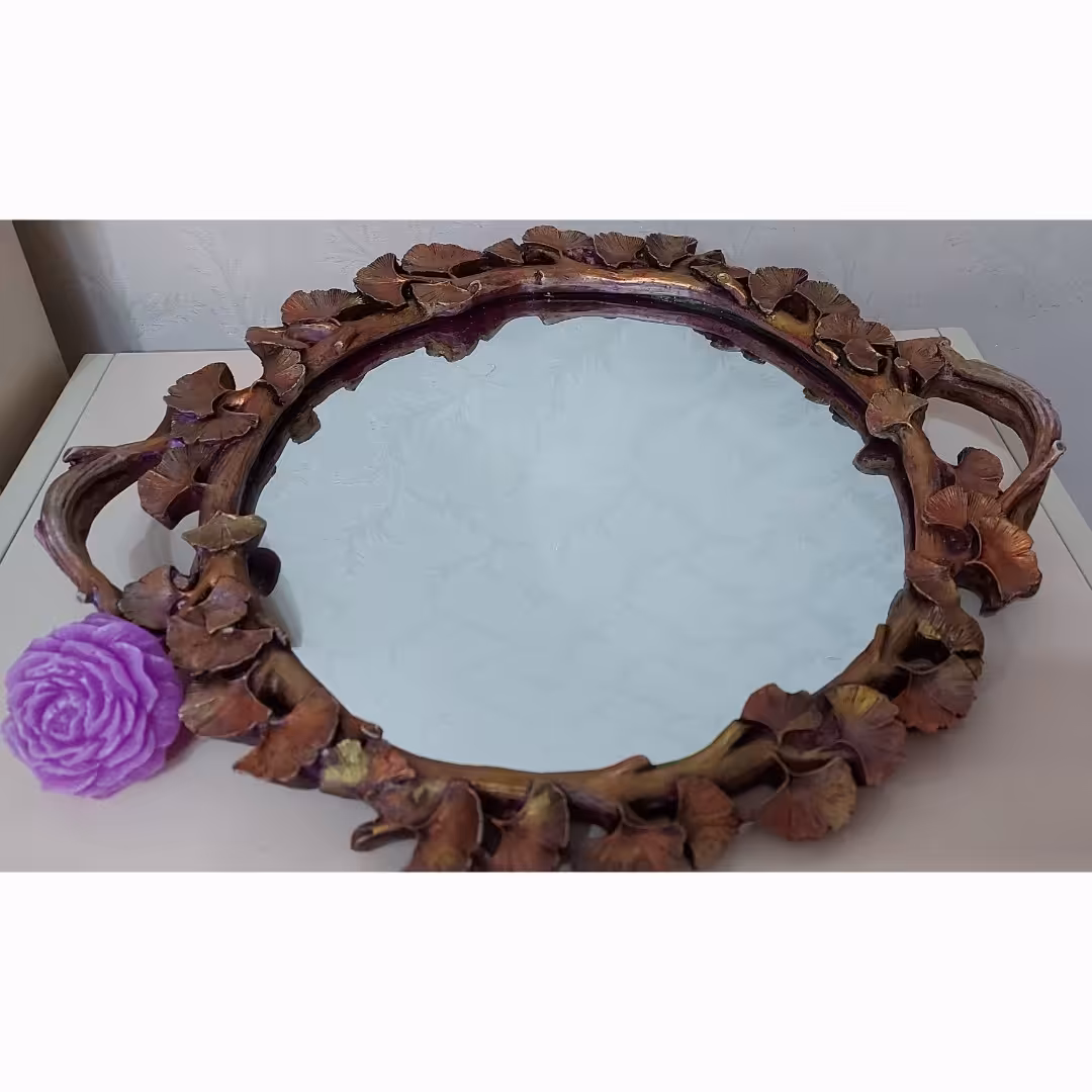 سینی پذیرایی رنگ آنتی کوئین بنفش 