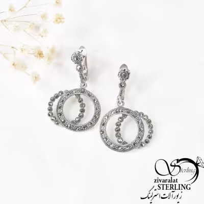 گوشواره نقره کد: 3080