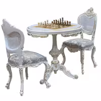 میز و صندلی شطرنج طرح مینیمال