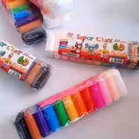 خمیر کلی  خمیر سبک 12 رنگ