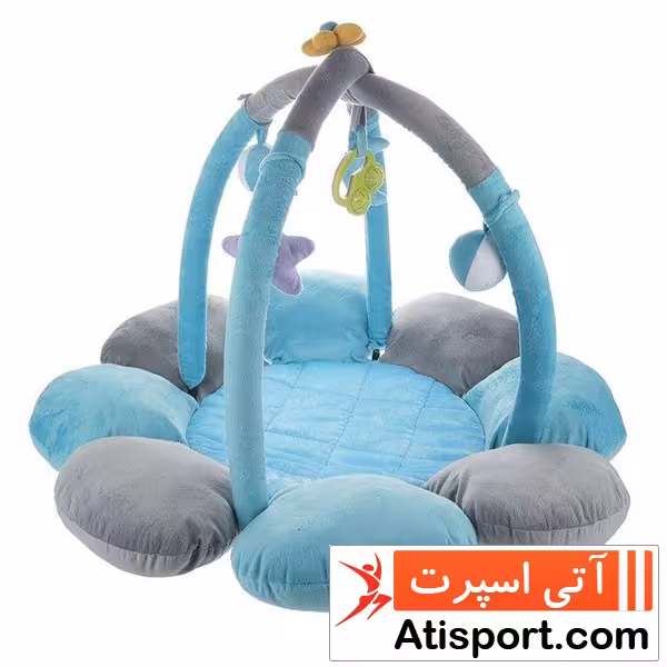 تشک بازی نوزاد طرح گل