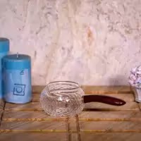 شیر جوش سنگی دسته چوبی پیرکس وارداتی