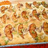 کیک سیب و دارچین و گردو