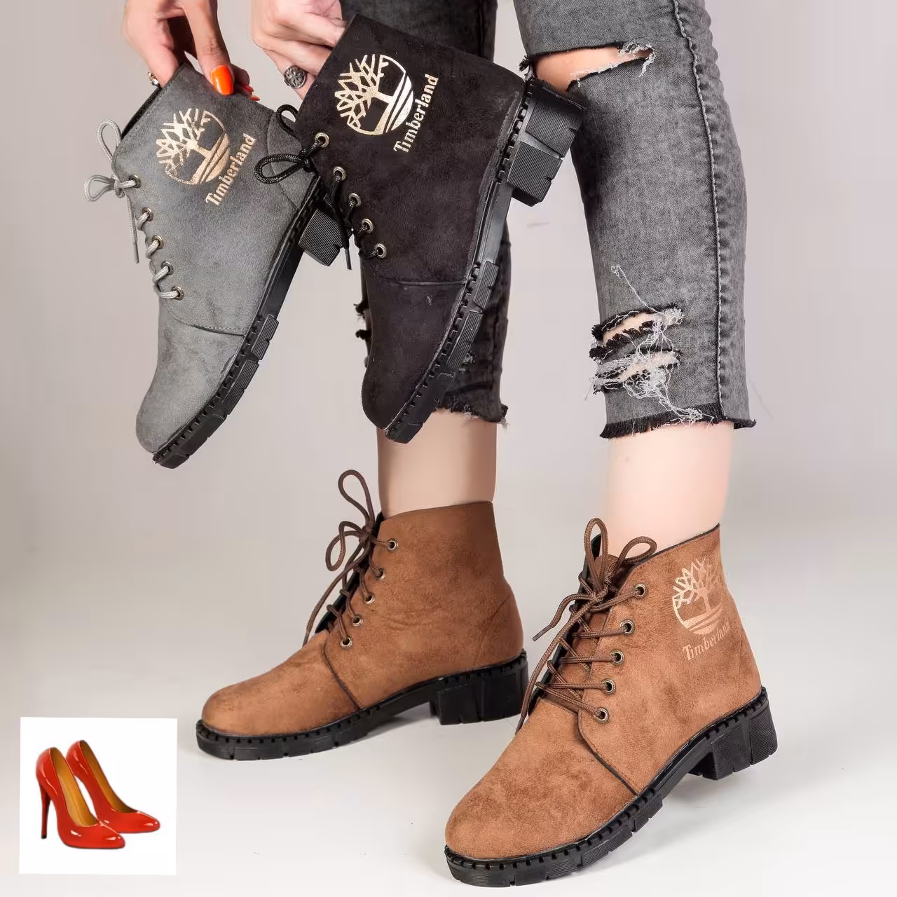 نیمبوت سوییت تیمبرلند زنانه زیره پلیمر ارسال رایگان