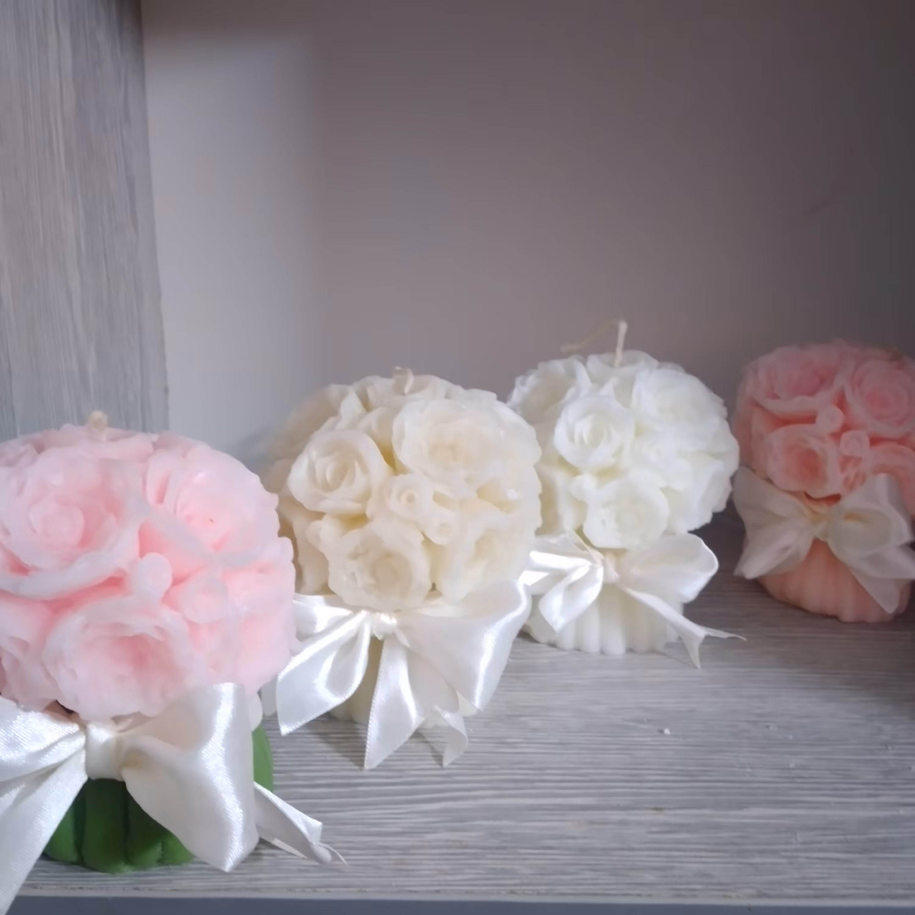 شمع دسته گل