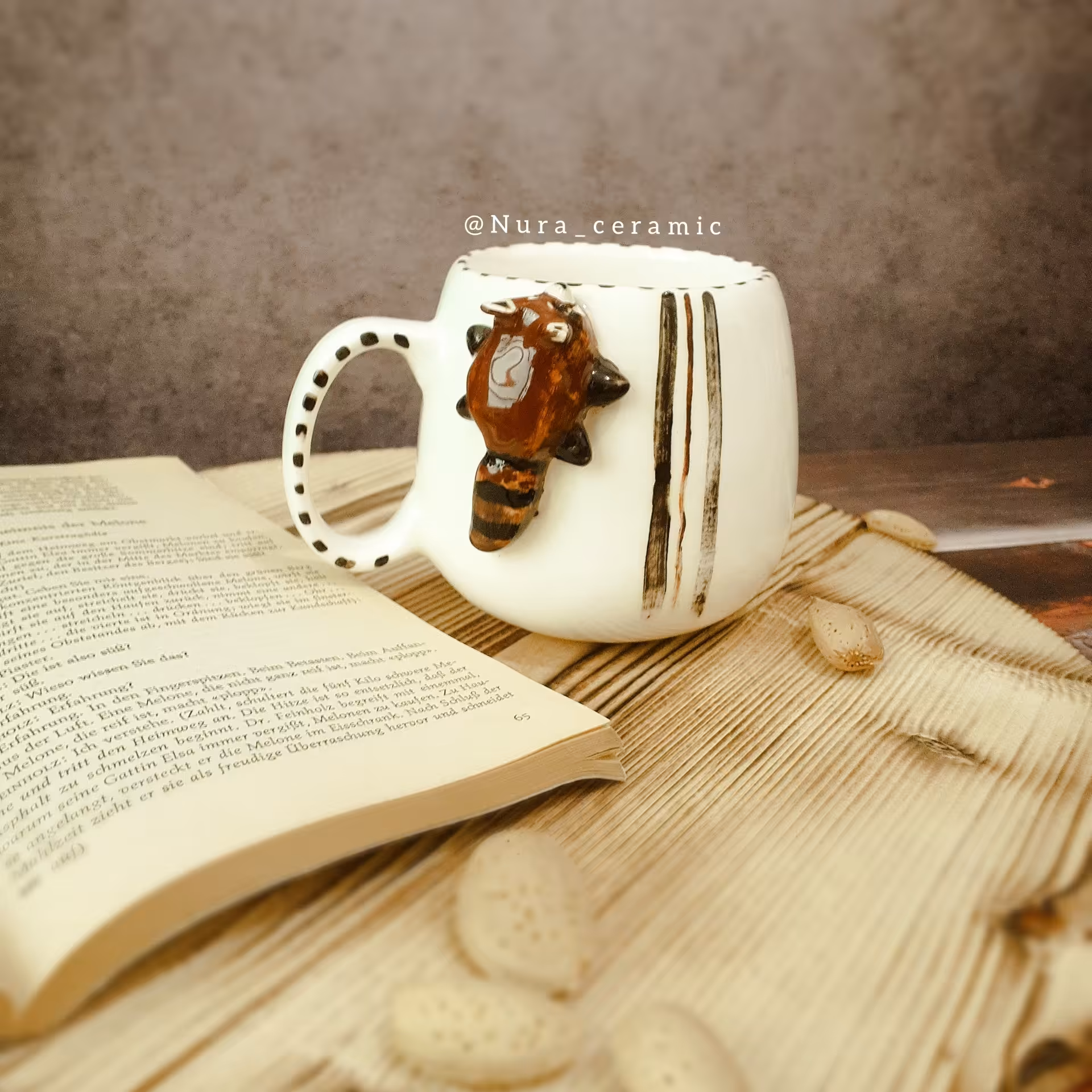 ماگ سرامیکی طرح سنجاب (پس کرایه)