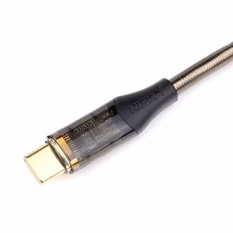 کابل تبدیل Type-C PD 100W به Type-C هیسکا مدل LX-12 طول 1 متر