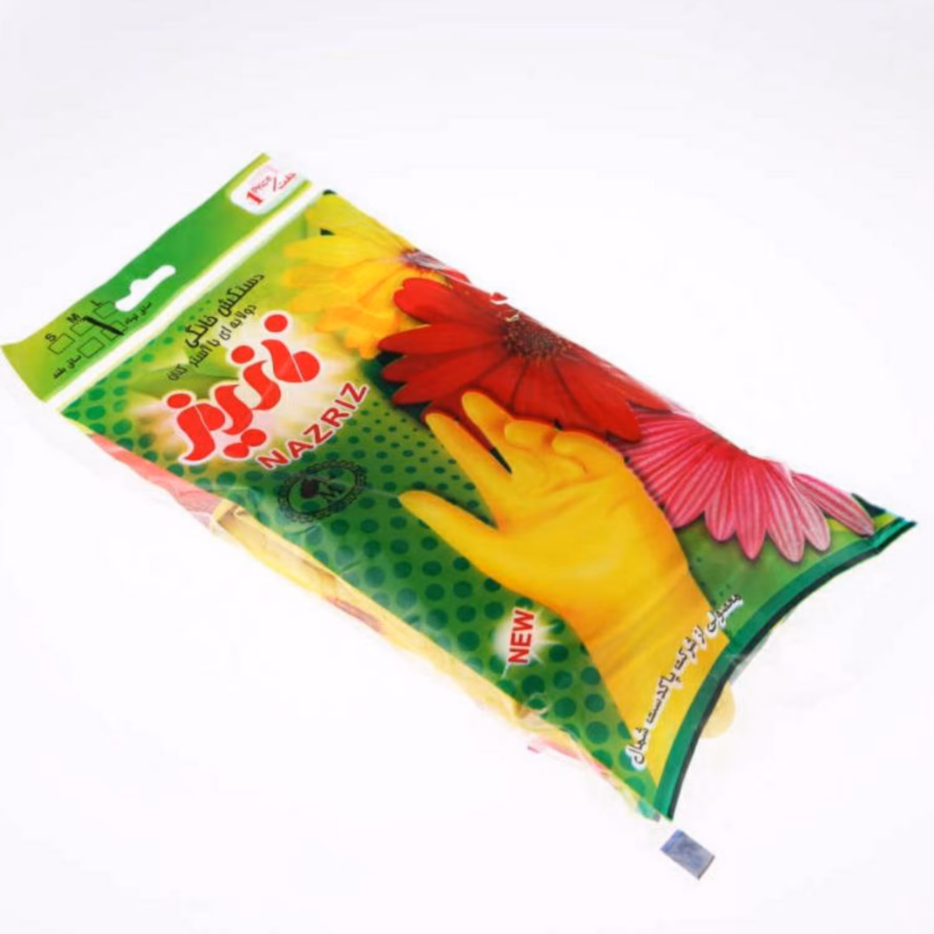 دستکش آشپزخانه نازریز ساق کوتاه، سایز متوسط. M.