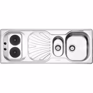 سینک استیل البرز مدل R-595 توکار  مدل