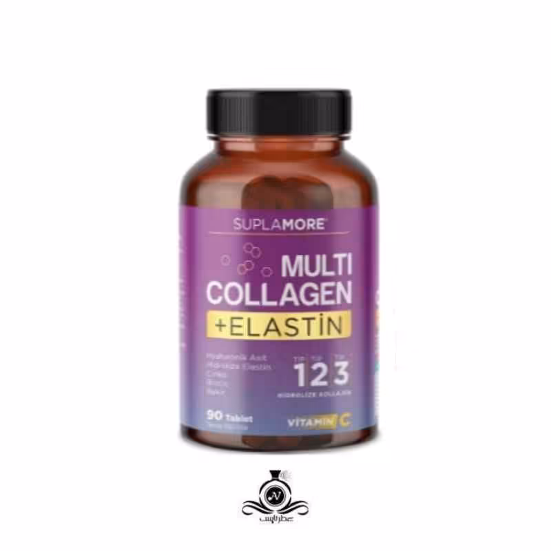 قرص مولتی کلاژن بهمراه الاستین Suplamore Collagen Multi Collagen &amp; Elastin