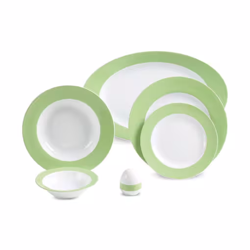 سرویس چینی زرین ایتالیا اف پسته 6 نفره 28 پارچه