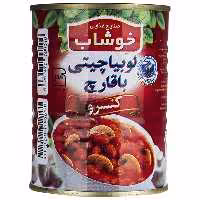 کنسرو لوبیا چیتی با قارچ خوشاب - 350 گرم
