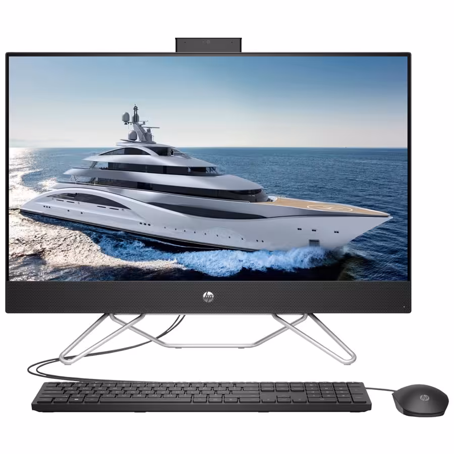 کامپیوتر All In One اچ پی 23.8 اینچی مدل CB1024nh - A پردازنده Core i5 رم 8GB حافظه 512GB SSD گرافیک Intel لمسی