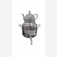 کتری قوری شیردار کروم مدل 1034دی ام تی