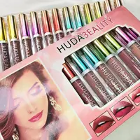 پک 12 عددی رژ مایع hudabeality
