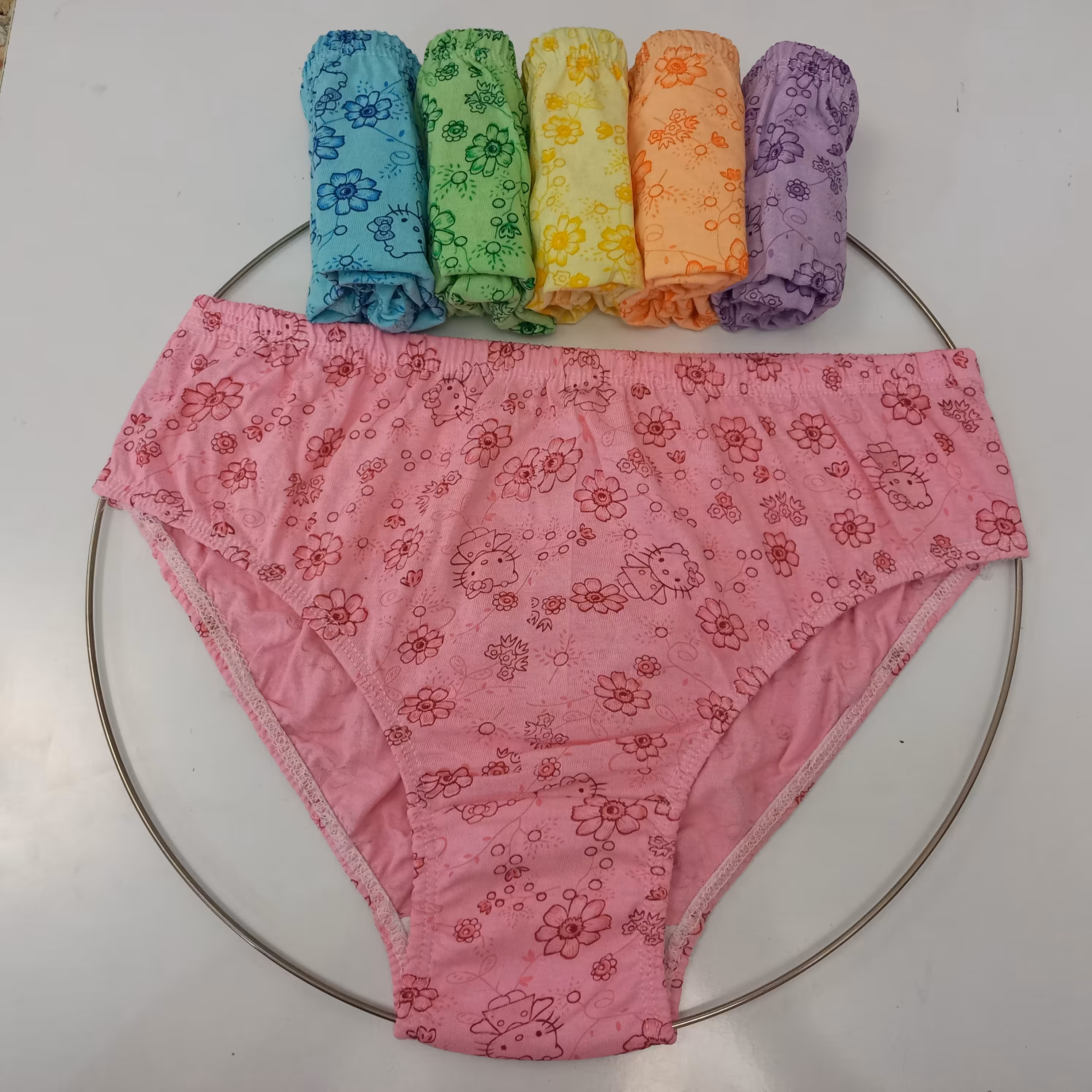 شورت نخی طرح کیتی 6 عددی